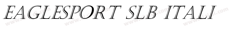 Eaglesport Slb Itali字体转换